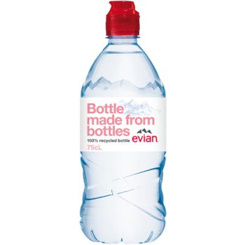   EVIAN Szénsavmentes Ásványvíz Forrásvíz 750ml (0,75 L) Eau Minerale Naturelle