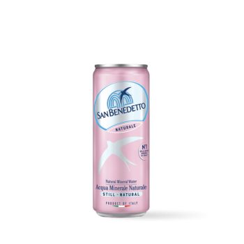   San Benedetto Szénsavmentes Ásványvíz Forrásvíz 330ml (0,33 L) DOBOZOS ("Slim") Naturale