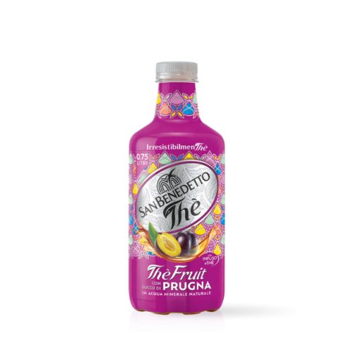 San Benedetto Thè Fruit gyümölcsös Ice Tea Prugna szilva 0,75 L Szénsavmentes Üdítőital