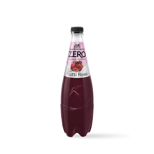 San Benedetto ZERO Cukormentes Szénsavas Üdítőital 750ml (0,75 L) Frutti Rossi Erdei Gyümölcs Vörös Gyümölcs