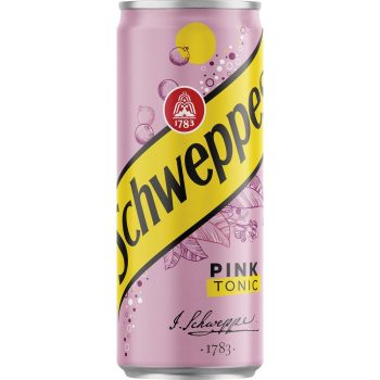   Schweppes Pink Tonic dobozos 330 ml ( 0,33 l) Szénsavas Üdítőital