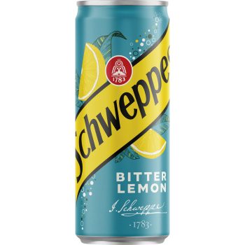   Schweppes Bitter Lemon dobozos 330 ml ( 0,33 l) Szénsavas Üdítőital